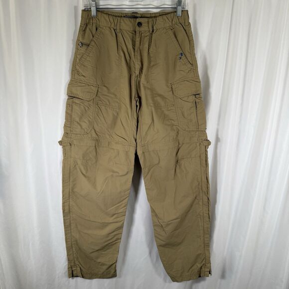 Rei Hiking Pants Women's Small Tan Convertible Outdoors Cargo Pockets - Picture 1 of 13